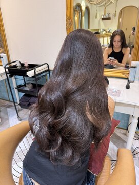 ロンドアベニール 北千住(Lond avenir) ブリーチなし　レイヤーカット　前髪　髪質改善　北千住