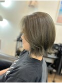 切りっぱなしボブ