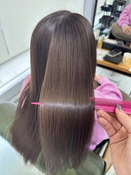 ヘアーアンドビューティーザ エフ(Hair Beauty the F) *艶髪_髪質改善カラー_ラベンダーアッシュ_m126