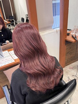 シエル 難波店(CIEL) 【ラベンダーピンク】#ブリーチなしダブルカラー#透明感カラー