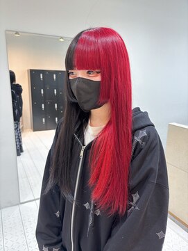 ニュート(Neut ) ハーフカラー/ツートーンカラーレッドブラック/ハイトーンカラー