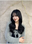 韓国レイヤー/韓国風/ボブ/髪質改善/黒髪/ブリーチなし〔池袋〕