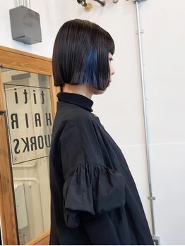 チチヘアーワークス(titi HAIR WORKS)の写真/自分史上最高の魅力を最大限引き出してくれる《titi》！周りを気にせずプライベートTIMEをご満喫頂けます♪
