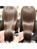 ≪美髪矯正≫カット+ダメージレス縮毛矯正+イルミナカラー+oggiottoTR￥24900
