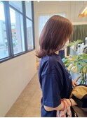 ナチュラルハイライト×ミディアムレイヤー