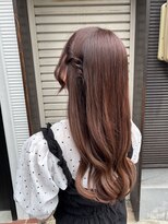 テンダー(Tender)&nbsp;ピンクブラウン×ハーフツイン