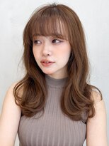大人可愛い艶感似合わせカットイメチェン美髪エアリーカール