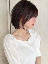 アフロート ルヴア(AFLOAT RUVUA) みね.長めショートボブだから挑戦しやすい!30代40代50代新宿