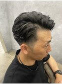 パーマで色気◎大人の魅力引き立つ♪男前アップバング☆