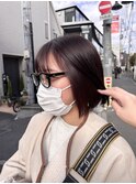 赤髪ボブ