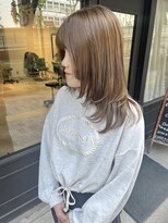 ノエル 池袋店(noel)&nbsp;【noel】manami×ブリーチなしベージュ