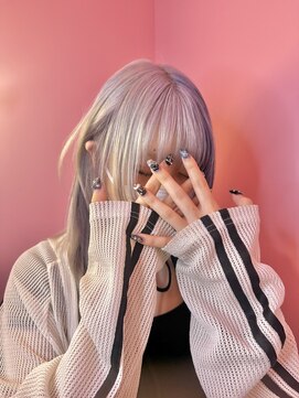 ダズリングディア(Dazzling Deer) ホワイトシルバー/アッシュ/デザインカラー