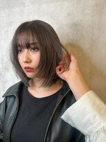 クレム 博多駅店(ChLem)&nbsp;ボブ　顔まわりレイヤー　透明感カラー　髪質改善　福岡美容室