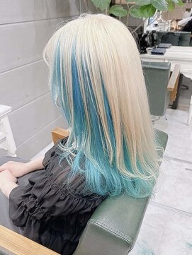 デイズ(days) 抜きっぱなしブロンド/インナーデザインカラー