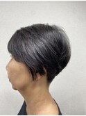 ノーブロー仕上げ/ヘアオイルでスタイリング