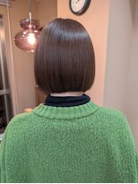 ムード(mood)&nbsp;髪質改善カラー/ボブ/ココアブラウン/縮毛矯正