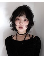 ロンドアンメゾン 原宿(Lond un Maison.)&nbsp;オリーブグレー/レイヤーカット/黒髪/マロンベージュ/原宿0206