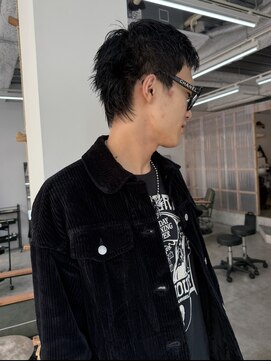 PARKiiiNG 心斎橋　ブリーチ/ダブルカラー/パーマ/メンズ【パーキング】 ニュアンスパーマ