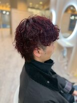 クロエ バイ ラヴィズム 新潟ビルボードプレイス2店(CLOE by LUVISM)&nbsp;カシスレッド＆パーマスタイル