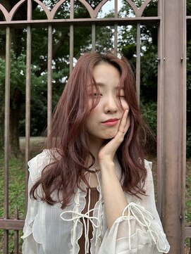 くらげ美容院 武蔵小杉 大人可愛いふわふわレイヤースタイル