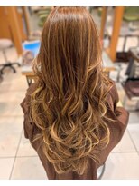 アース モード 新小岩店(EARTH/M) ハニーベージュカラー×ロングスタイル