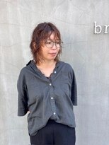 ブランチヘアー(branch hair)&nbsp;ウルフレイヤーパーマ×カシスピンク