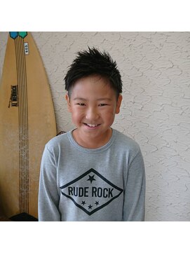 サンテリア(santeria) 小学五年生の2ブロックカット