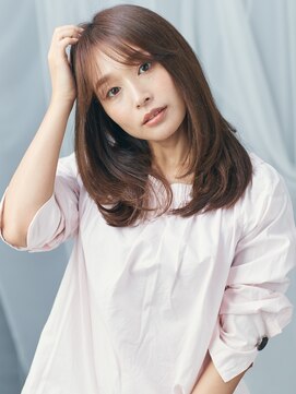 エムスラッシュ みなとみらい馬車道店(M SLASH) M.SLASH馬車道/シースルーバング/インナーカラー/小顔セミディz1