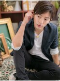 束感カットナチュラルストレートマッシュc4大宮20代30代40代