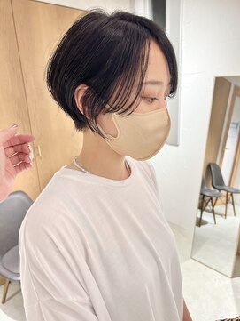 ラミエ バイ メルト 吉祥寺(lamie by melt) *滝田*前下がりショートボブカット大人可愛ナチュラルレイヤー