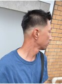 男らしいフェードスタイル