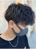 ■ツイストスパイラル ツーブロック マッシュ