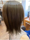 ミディアム×切りっぱなし