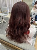 『cassis pink』似合わせカット×大人ガーリーカラー