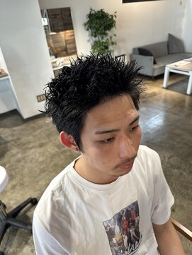 ザ オーダー(THE ORDER) スパイキーショートツイストスパイラルパーマ波巻きスパイラル