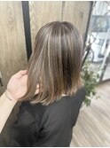 ハイライトカラーケアブリーチダブルカラー白髪ぼかし脱白髪染め