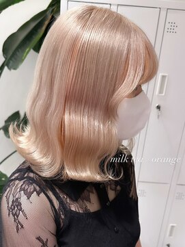 ベレーザ 渋谷(BELEZA) 4379ニュアンスカラーシルキーブロンドブリーチハイトーンカラー