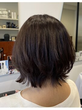 ルルディ バイ アフロディーテ銀座(luludi by APHRODITE) くびれヘア/アプリコットオレンジ/ハイライト/縮毛矯正/銀座