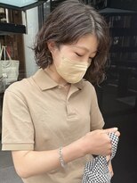 コフィー バイ メルト 吉祥寺(cofy by melt)&nbsp;【三ツ井】お洒落ミニボブパーマ 透明感カラー ゆるふわウェーブ