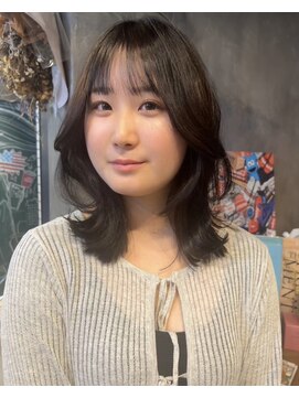 イキプラスディードットログ 大和八木駅前店(ikii+D.Log) 顔周りカット　レイヤースタイル　韓国　奈良　大和八木　橿原