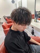 キングオブヘア バイ ノイズ 梅田茶屋町店(KING of hair by NOISM)&nbsp;*NOISM波巻きツイストスパイラルパーマツーブロックマッシュ