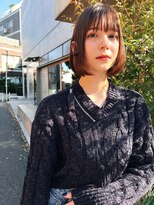 エイミー(Aimee)&nbsp;Aimee 町田　内巻きボブ×ナチュラルブラウン