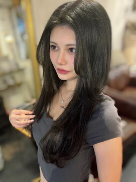 トロニー(TLONY) エクステごとカラー/レイヤーカット/マットアッシュ