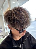縦落ちツイスト×ホワイトメッシュ
