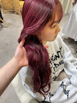 ココルアナ(coco luana) ブリーチ、ハイトーン、ケアブリーチ、韓国、前髪カット