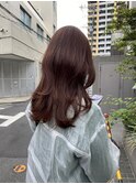 ピンクブラウンカラー