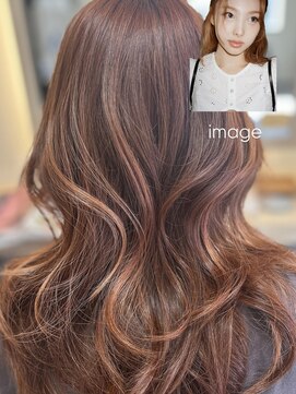 シャルム(CHARME le salon de beau) オレンジベージュ&レイヤー