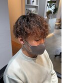 刈り上げマッシュ ツイストスパイラルパーマ