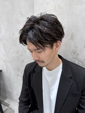 ロンドアベニール 北千住(Lond avenir) スパイキーショートニュアンスパーマスペインカールメンズ北千住