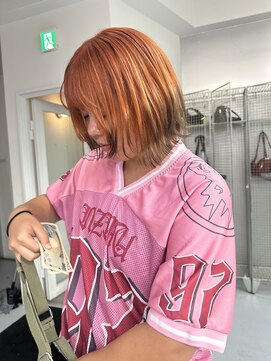 カシェル(cashel) オレンジ×ブラウン